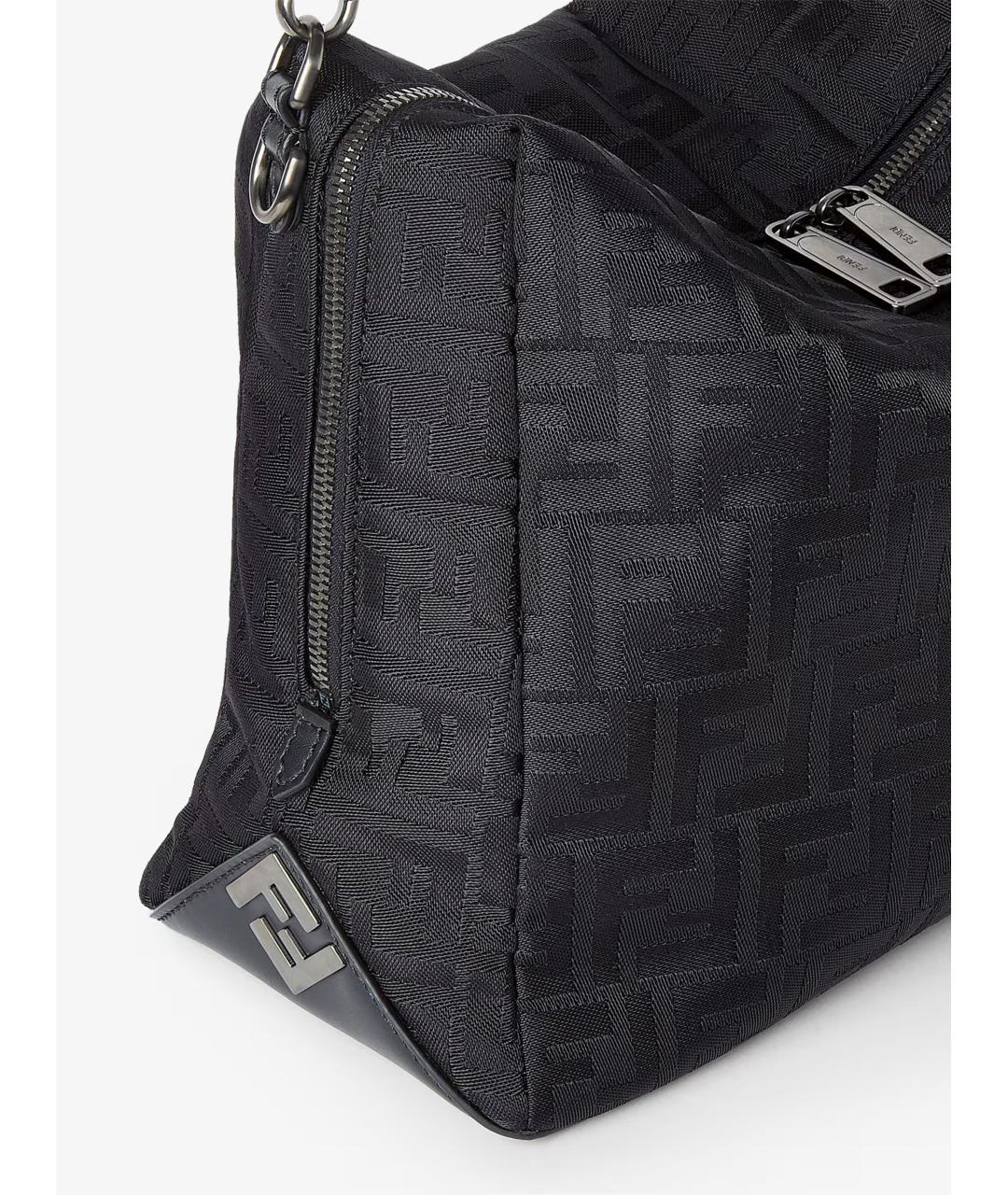 FENDI Черная сумка на плечо, фото 5