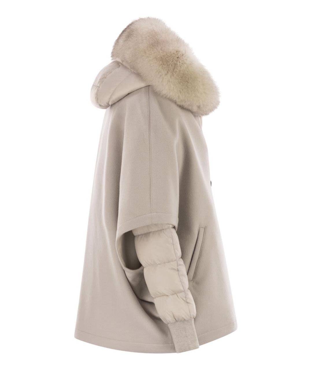 MOORER Бежевая шерстяная куртка, фото 3