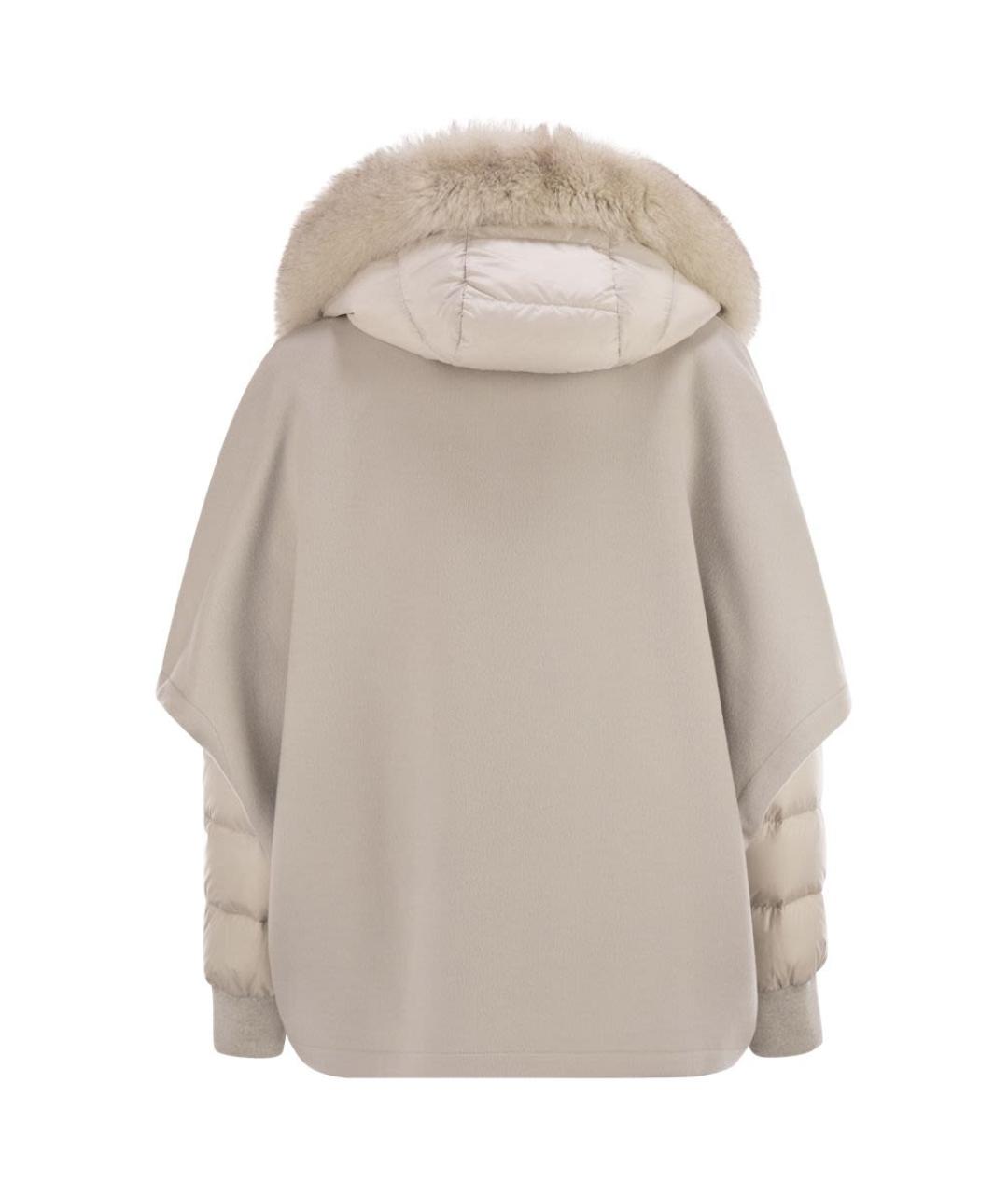 MOORER Бежевая шерстяная куртка, фото 2