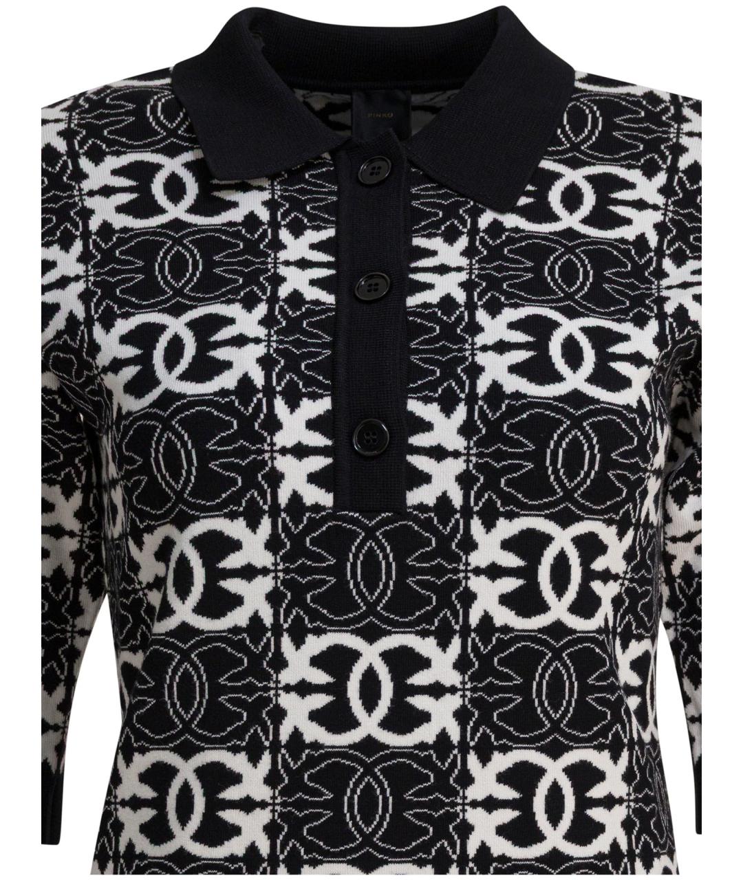 PINKO Черное повседневное платье, фото 3