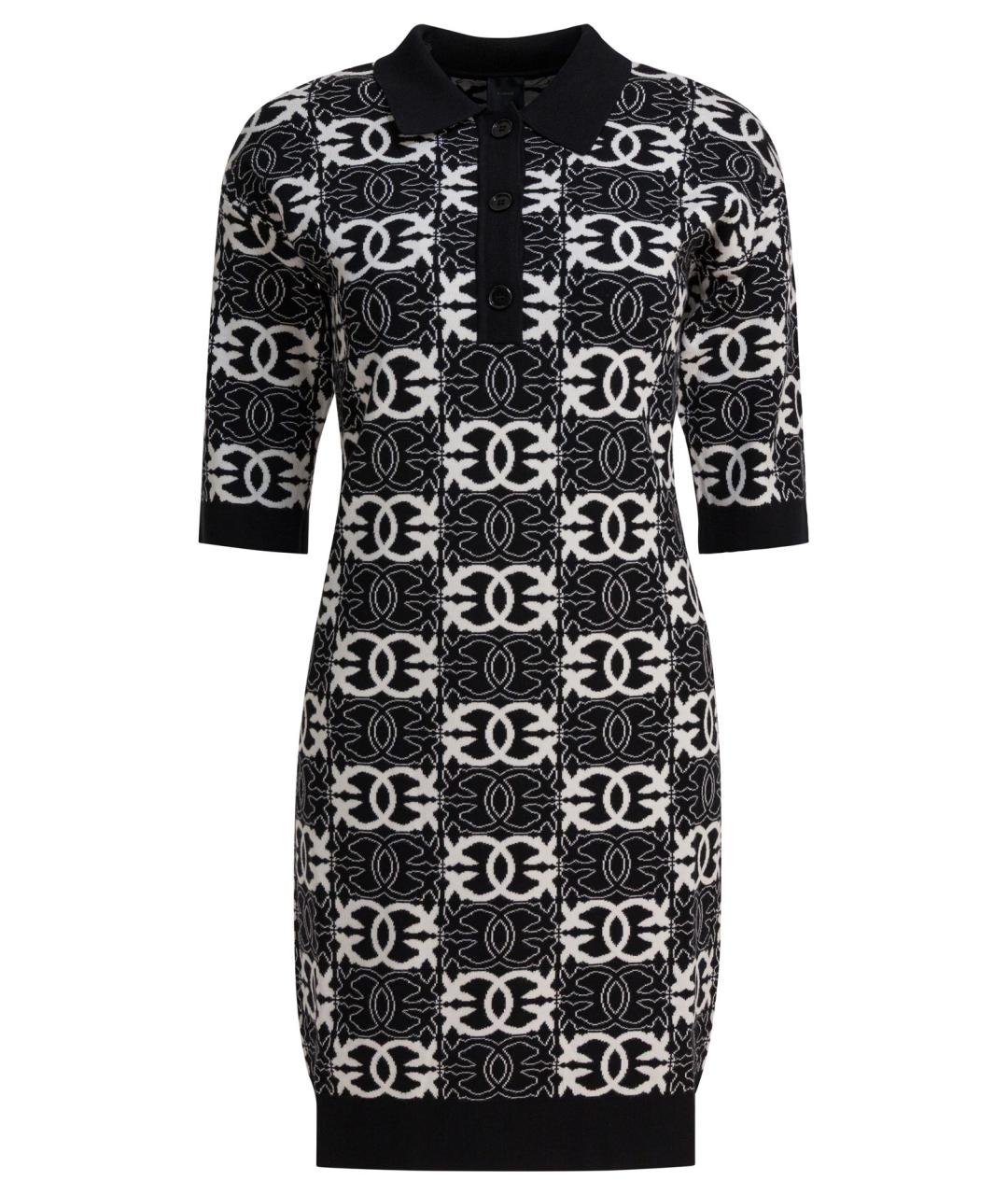 PINKO Черное повседневное платье, фото 1