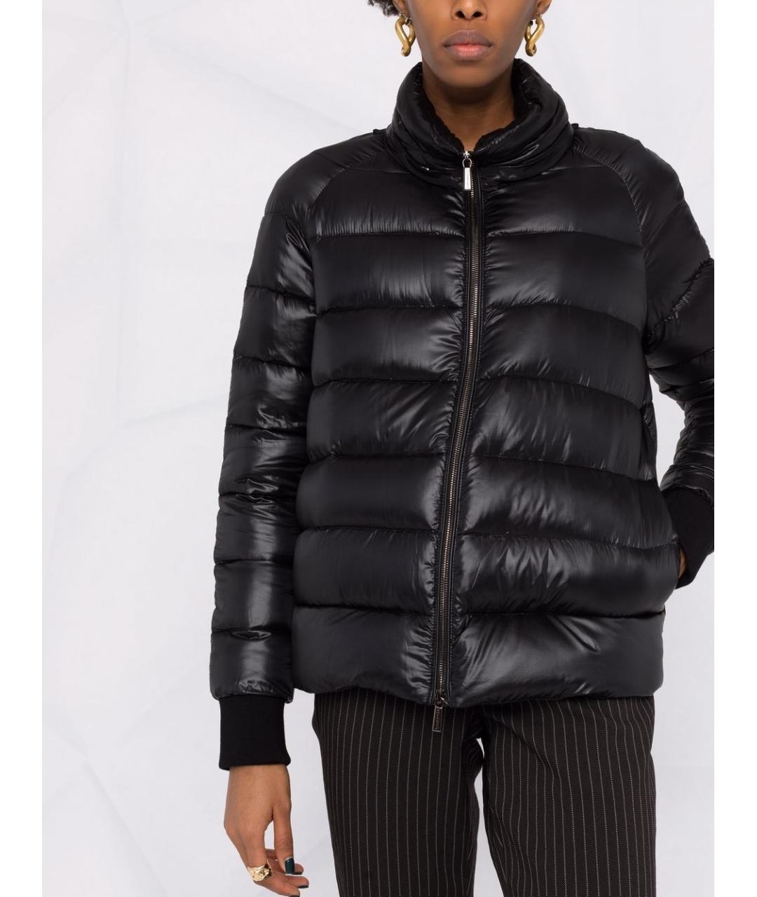 MOORER Черная куртка, фото 4