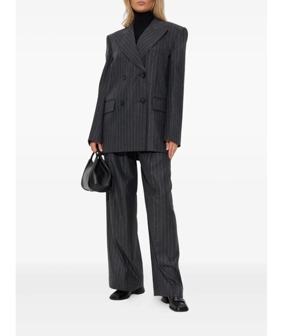MAX MARA Черная шерстяная футболка, фото 2