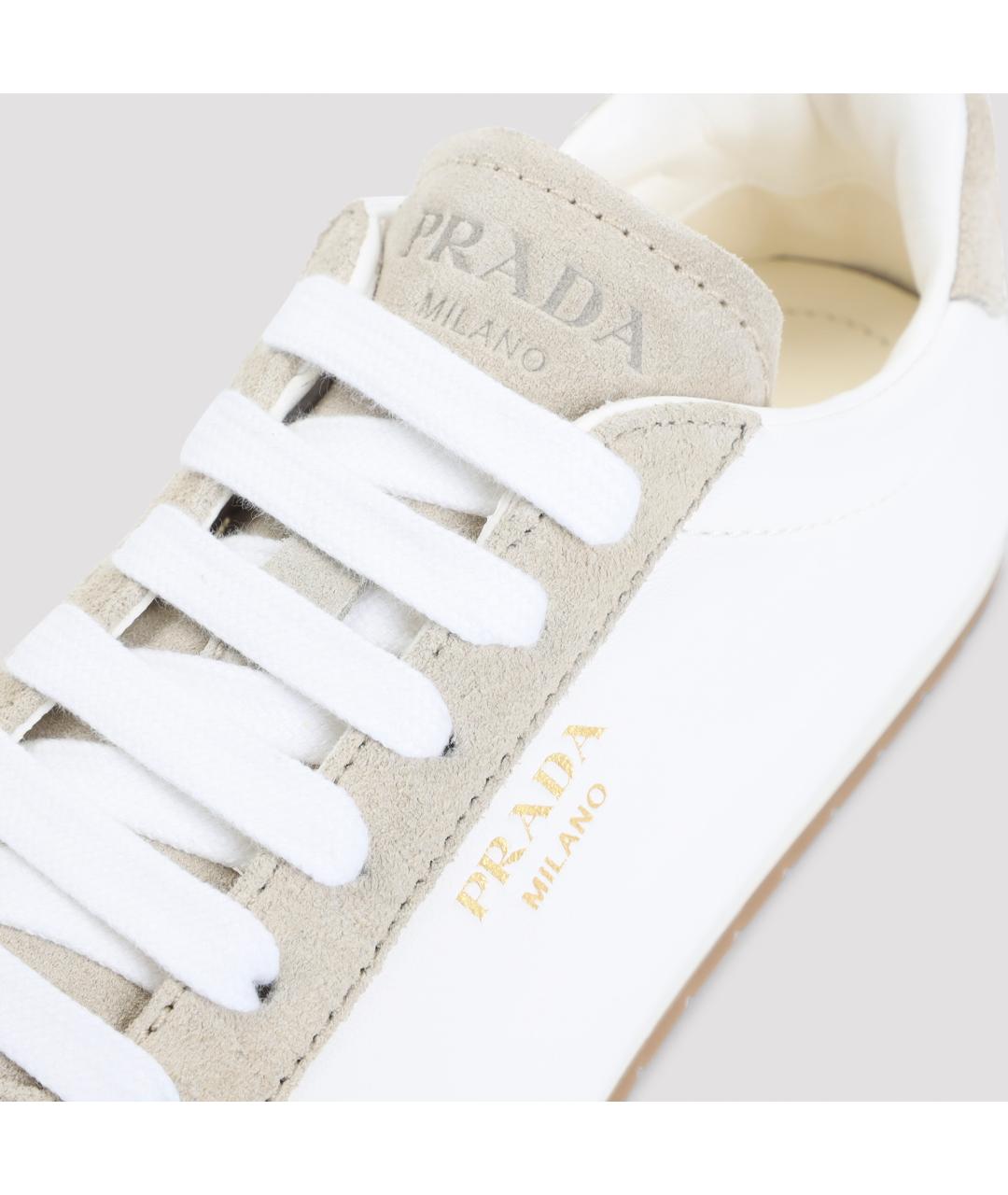 PRADA Мульти кожаные кроссовки, фото 5