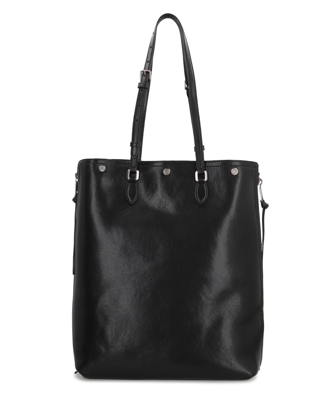DOLCE&GABBANA Черная сумка тоут, фото 1