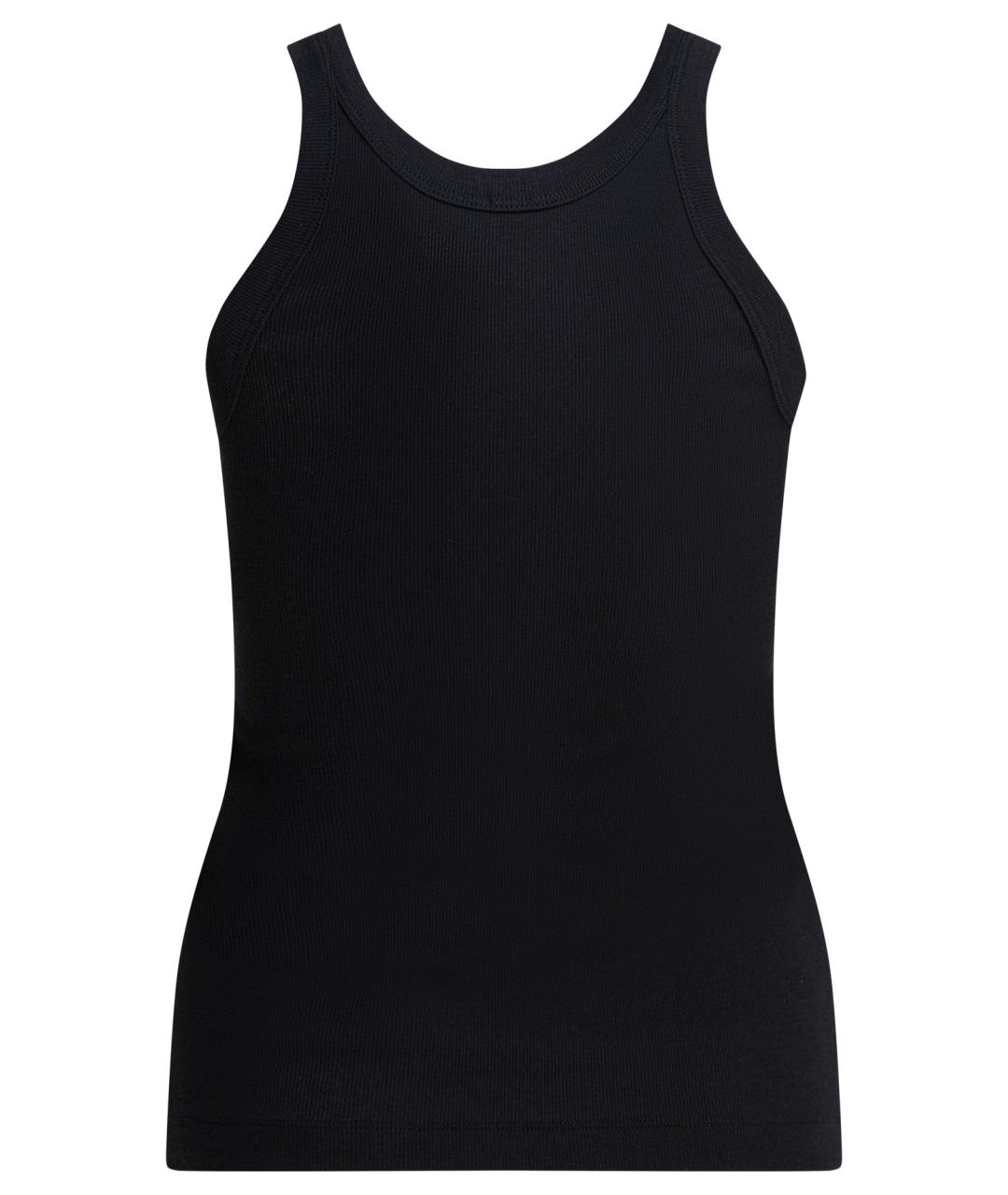 TOTEME Черная хлопковая майка, фото 2