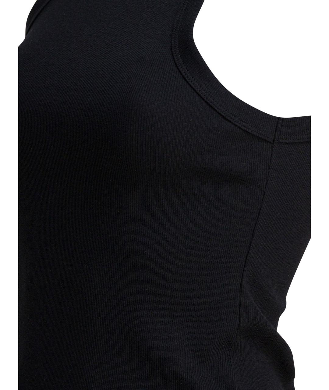 TOTEME Черная хлопковая майка, фото 4