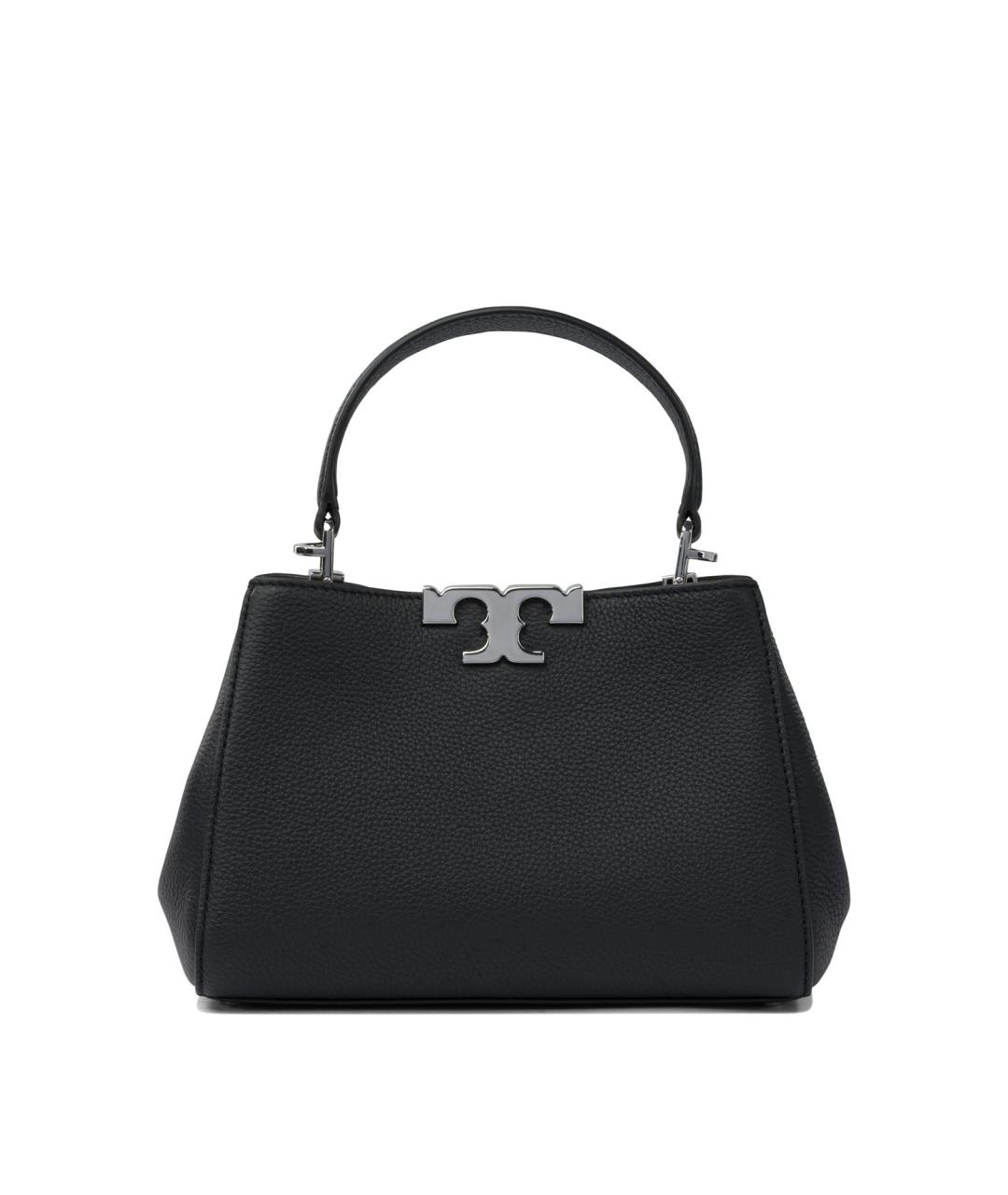 TORY BURCH Черная кожаная сумка через плечо, фото 3