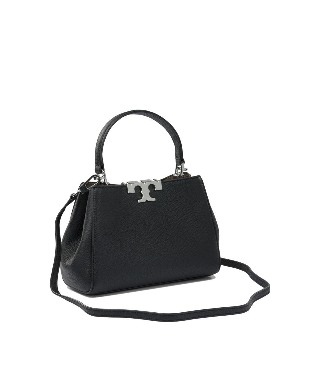 TORY BURCH Черная кожаная сумка через плечо, фото 2