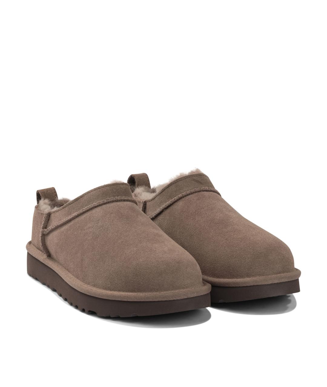 UGG AUSTRALIA Серые замшевые сабо, фото 2