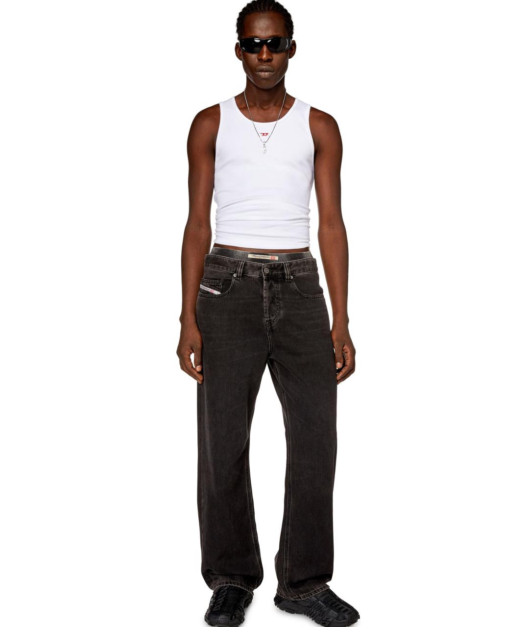 DIESEL Белая хлопковая майка, фото 2