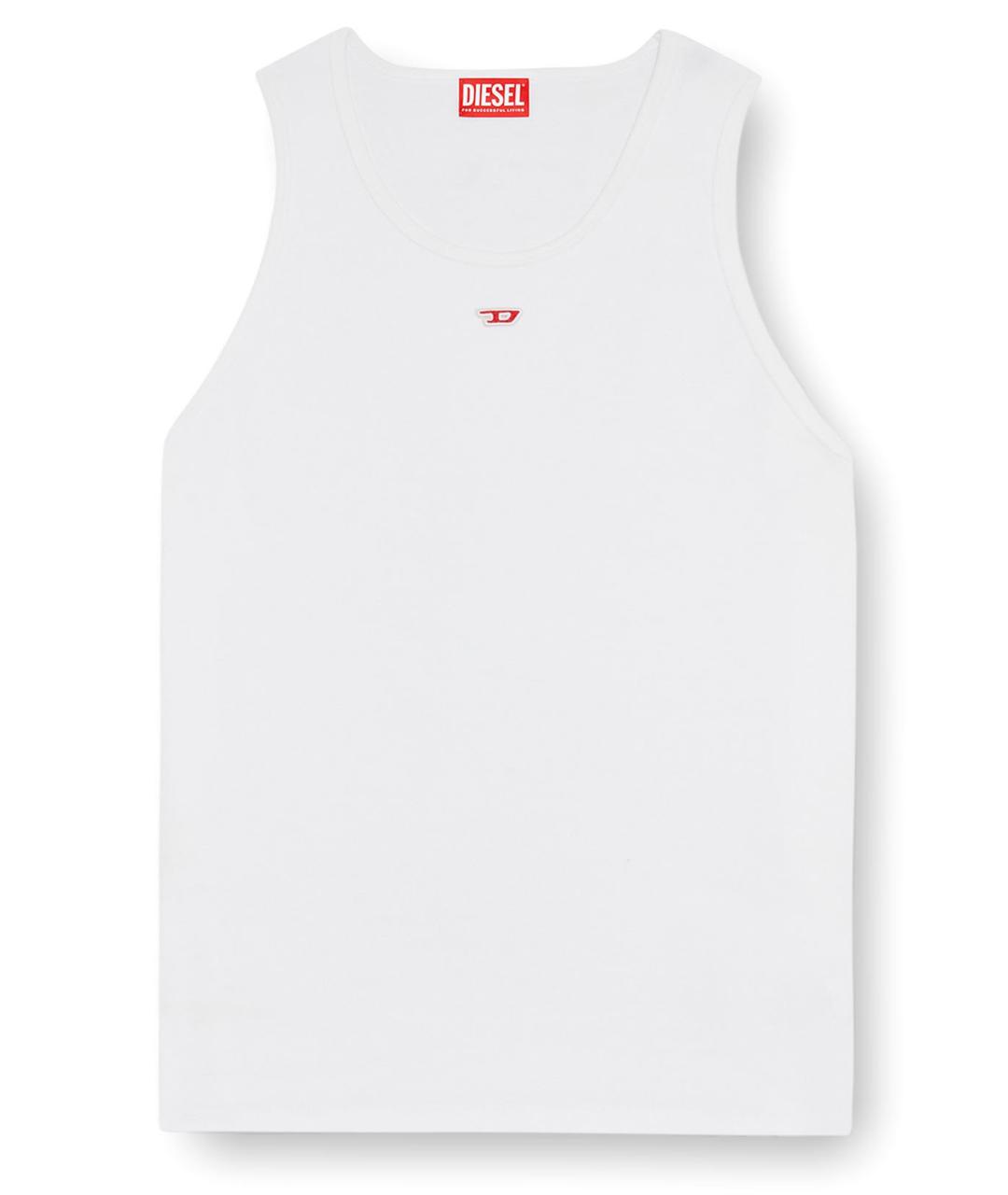DIESEL Белая хлопковая майка, фото 1
