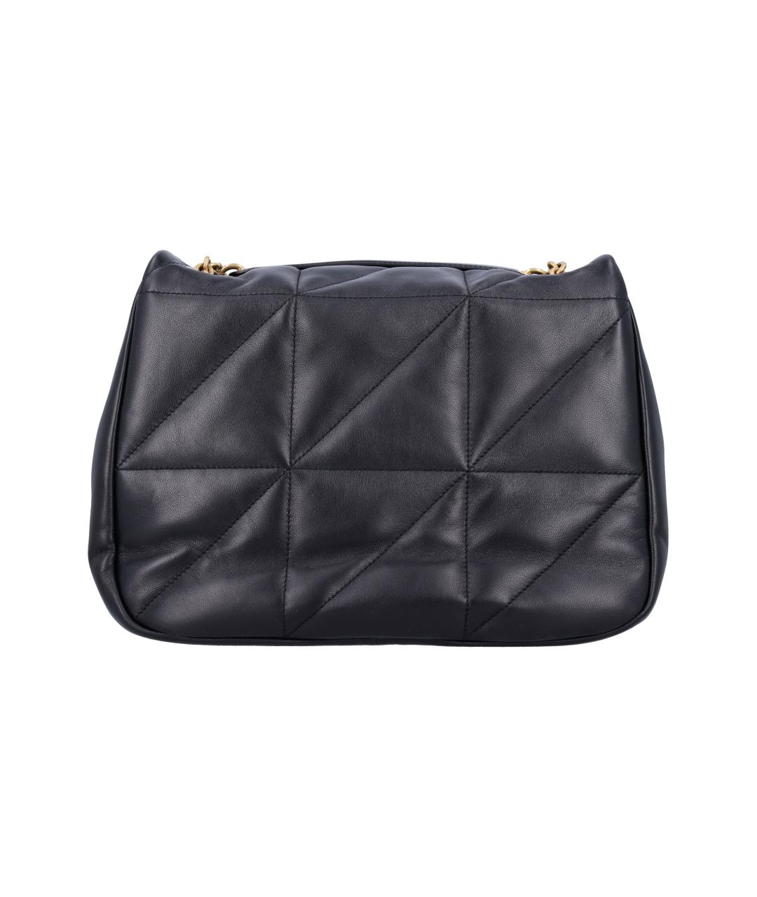 SAINT LAURENT Черная кожаная сумка через плечо, фото 4