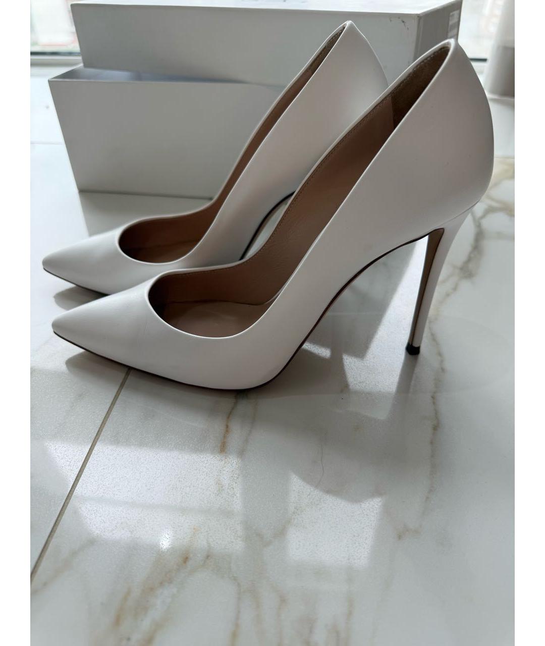 CASADEI Белые кожаные туфли, фото 4