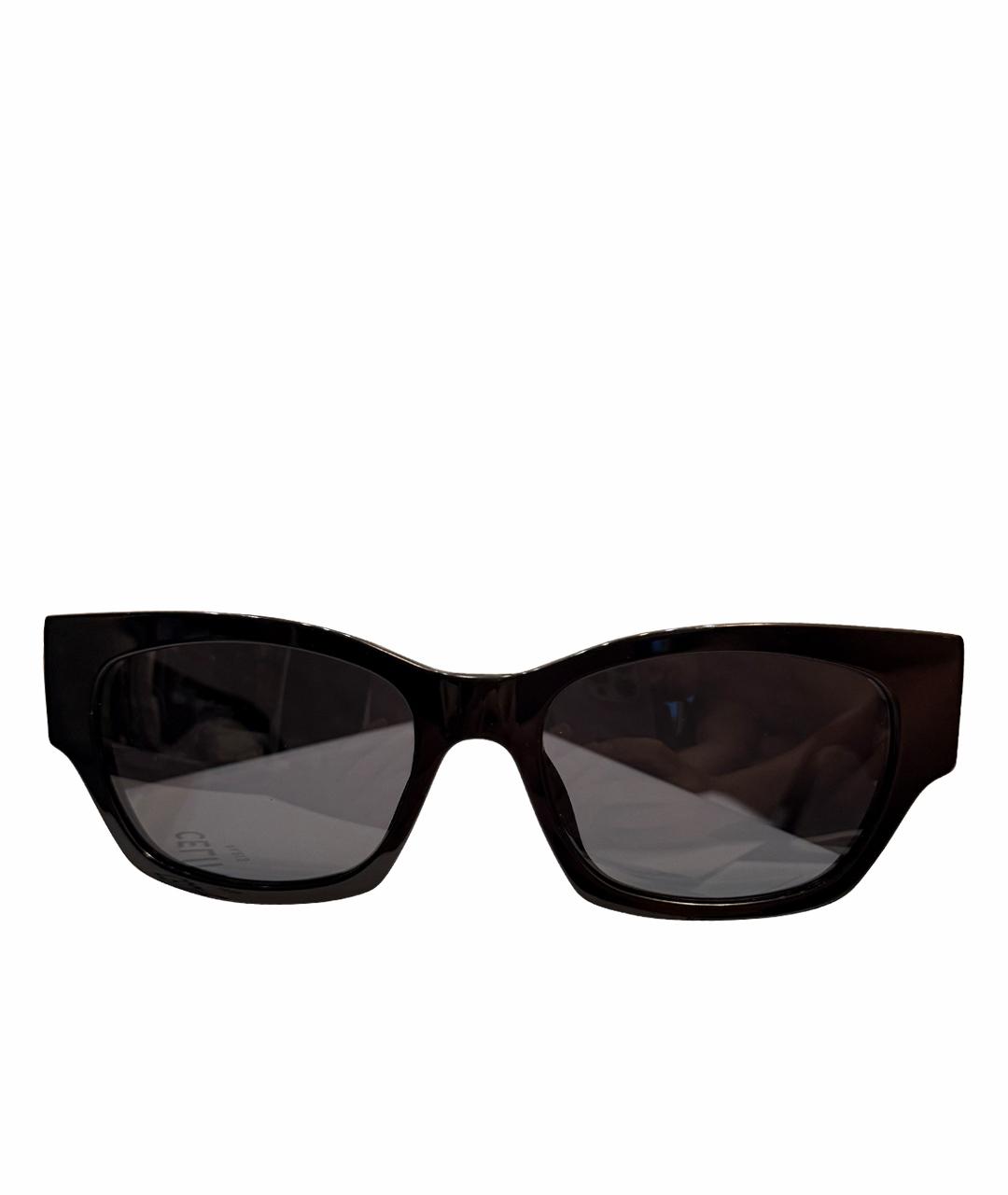 CELINE Черные пластиковые солнцезащитные очки, фото 1