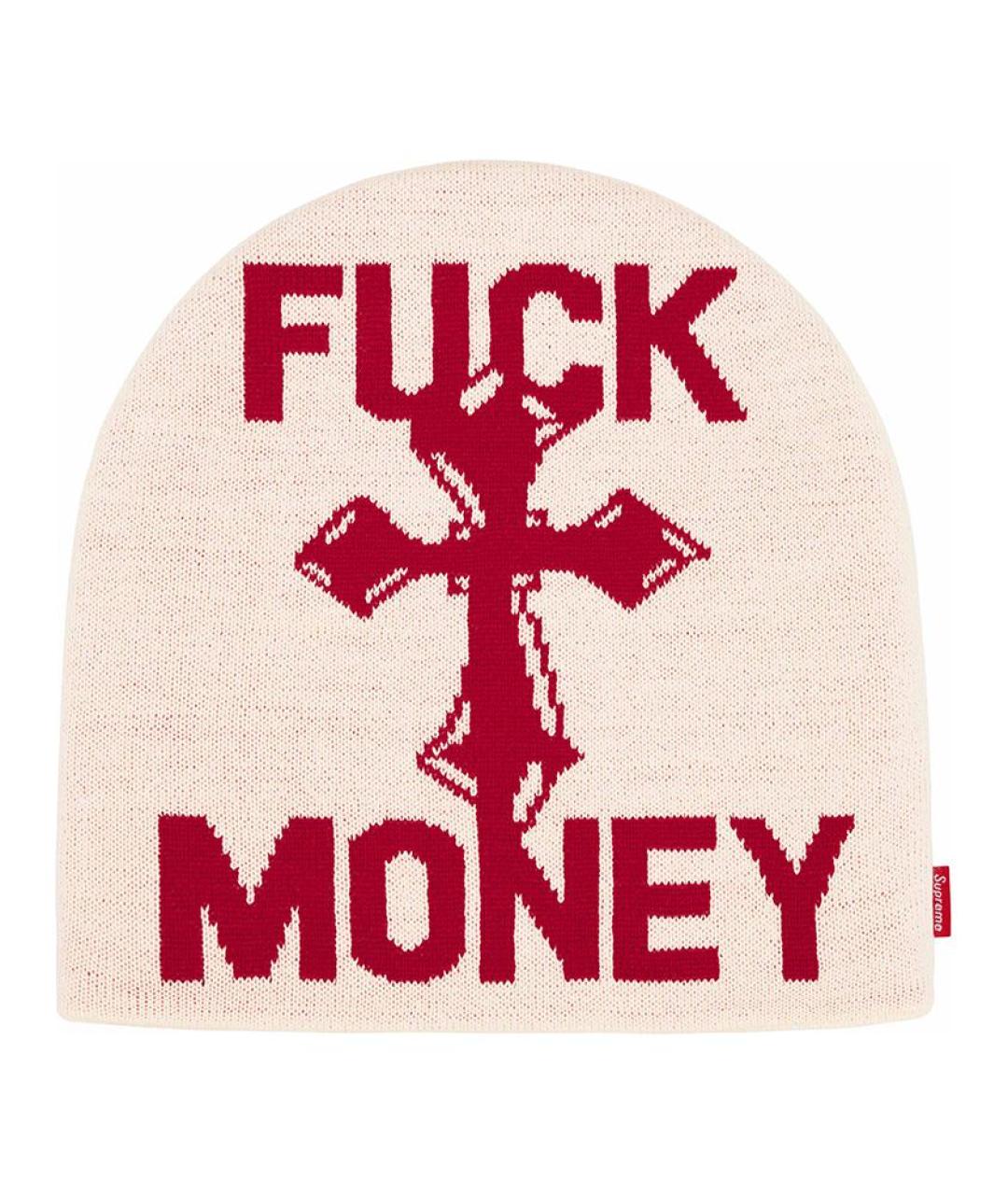 SUPREME Белая шапка, фото 1