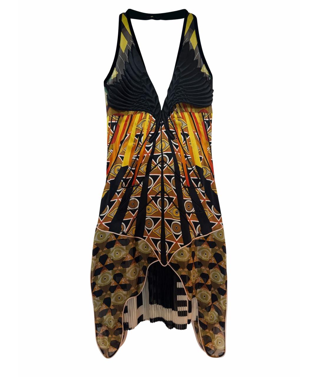 GIVENCHY Мульти вискозное коктейльное платье, фото 1