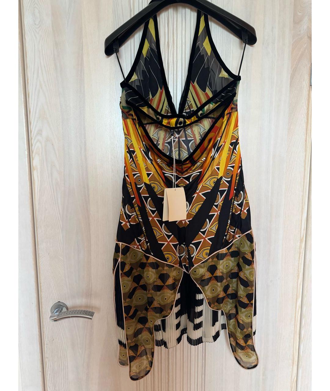 GIVENCHY Мульти вискозное коктейльное платье, фото 2