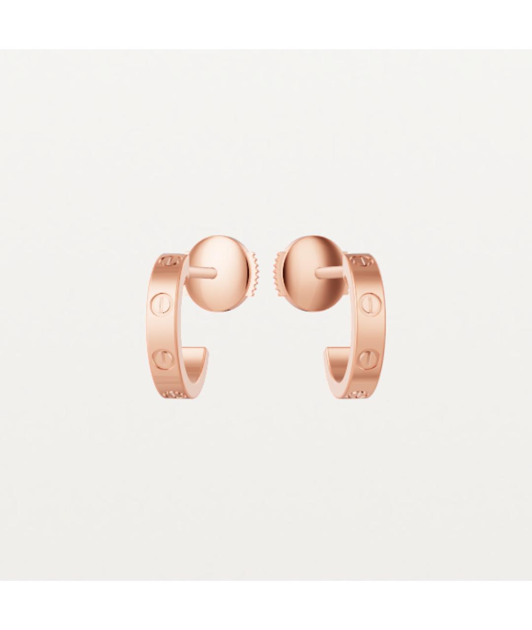 CARTIER Серьги из розового золота, фото 3