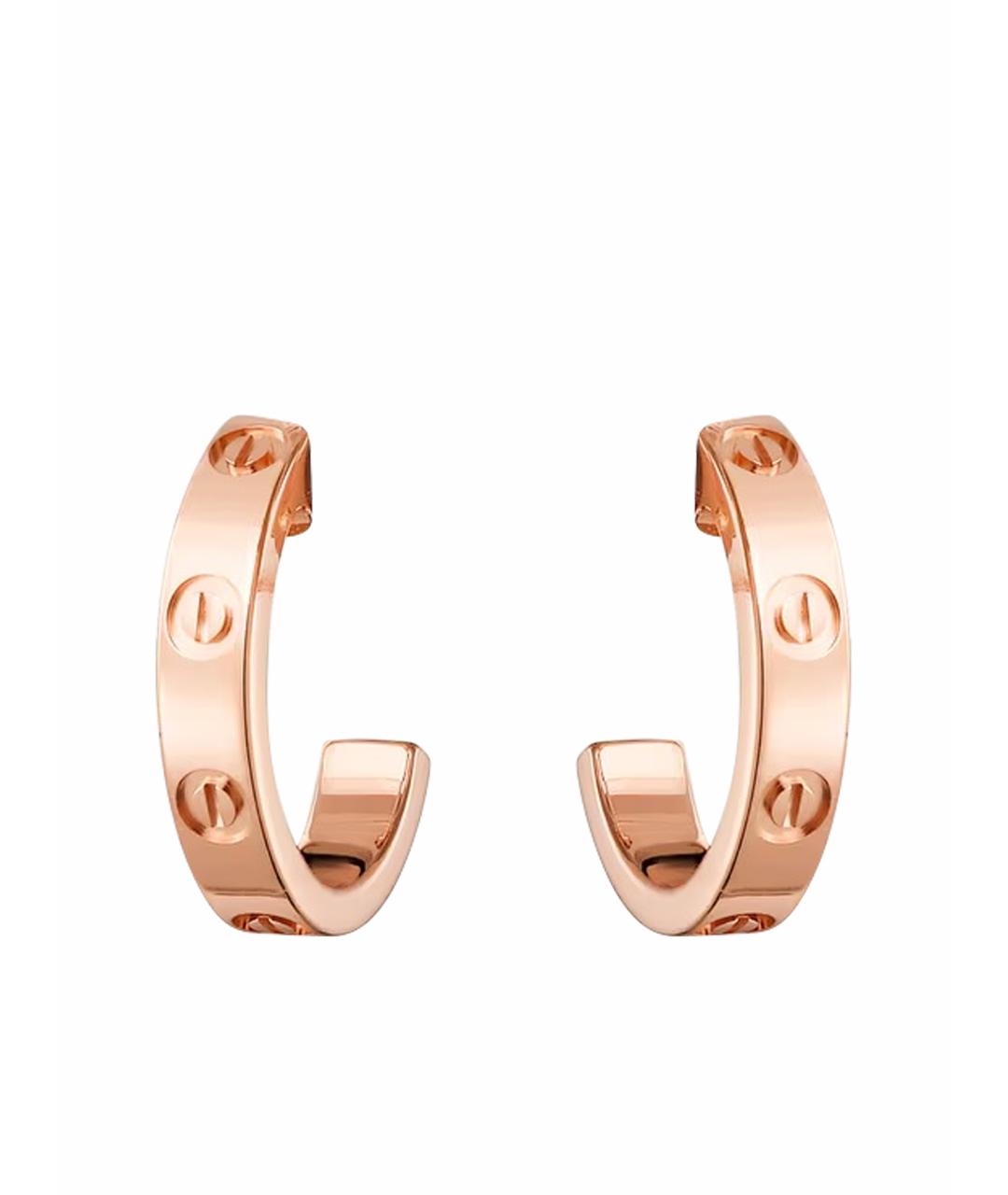 CARTIER Серьги из розового золота, фото 1