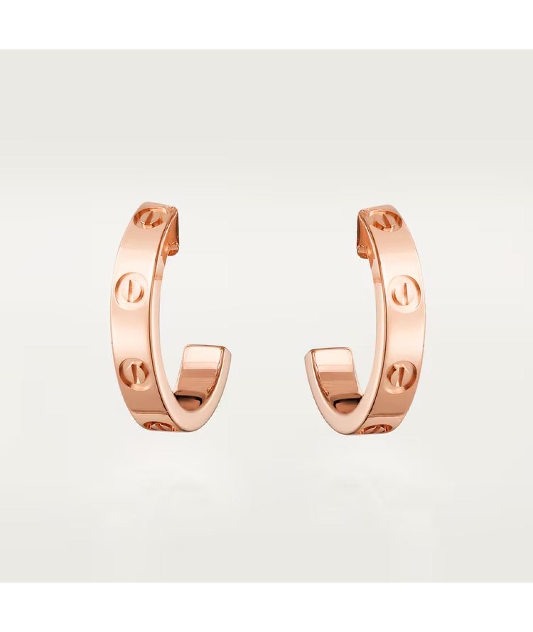 CARTIER Серьги из розового золота, фото 8