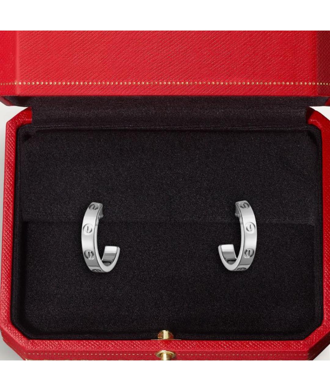 CARTIER Серьги из белого золота, фото 6