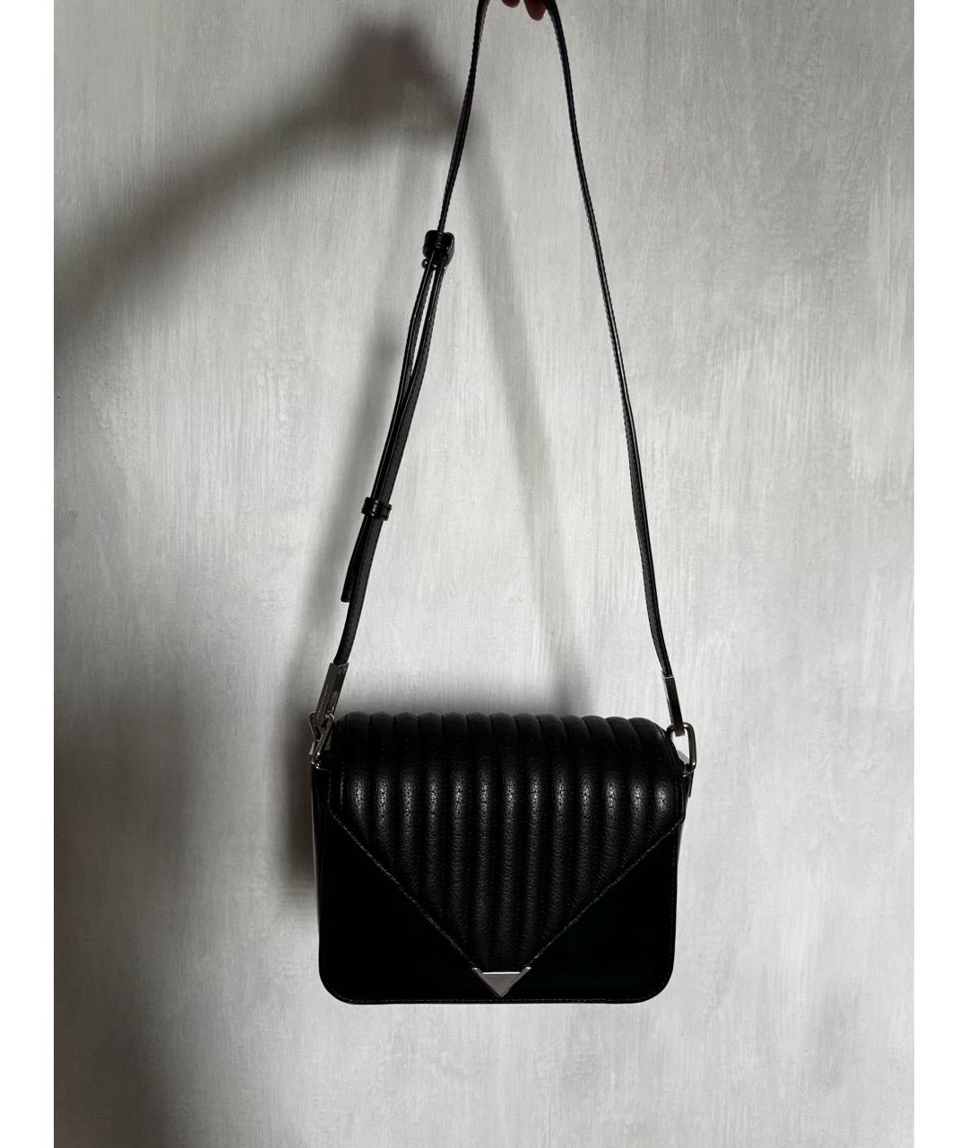 ALEXANDER WANG Черная кожаная сумка через плечо, фото 8