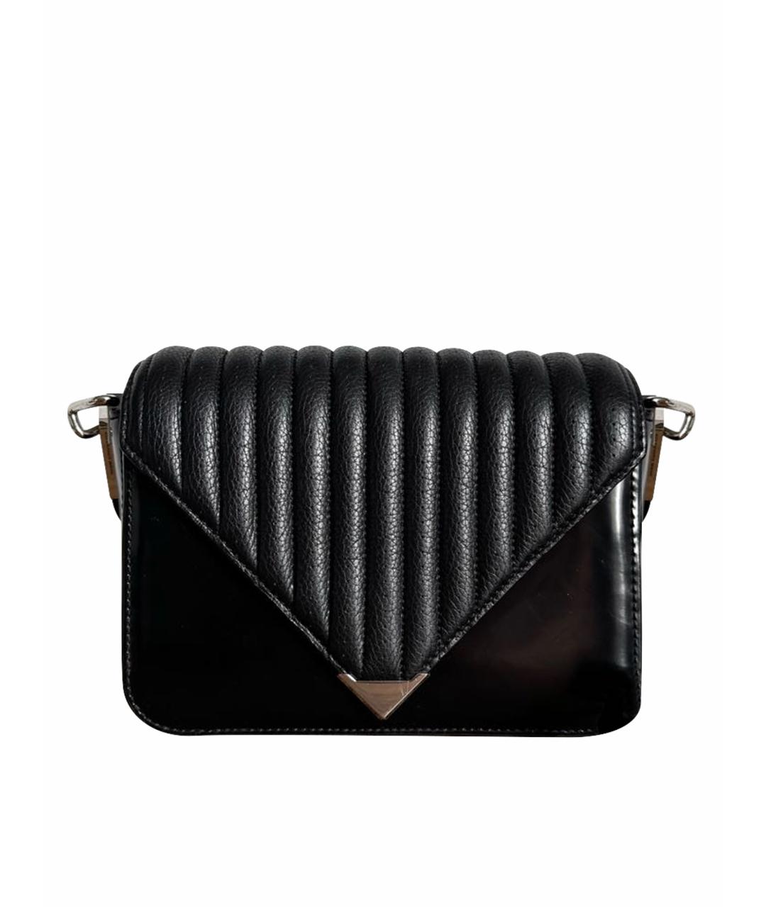 ALEXANDER WANG Черная кожаная сумка через плечо, фото 1