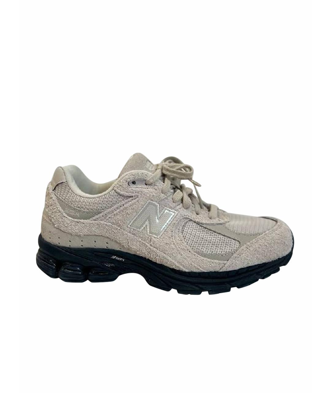 NEW BALANCE Серые замшевые низкие кроссовки / кеды, фото 1