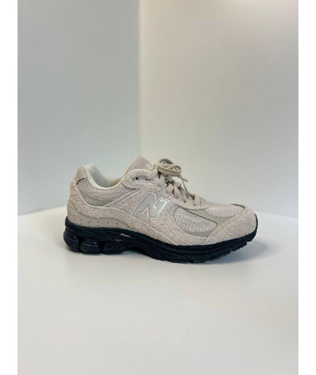 NEW BALANCE Серые замшевые низкие кроссовки / кеды, фото 5