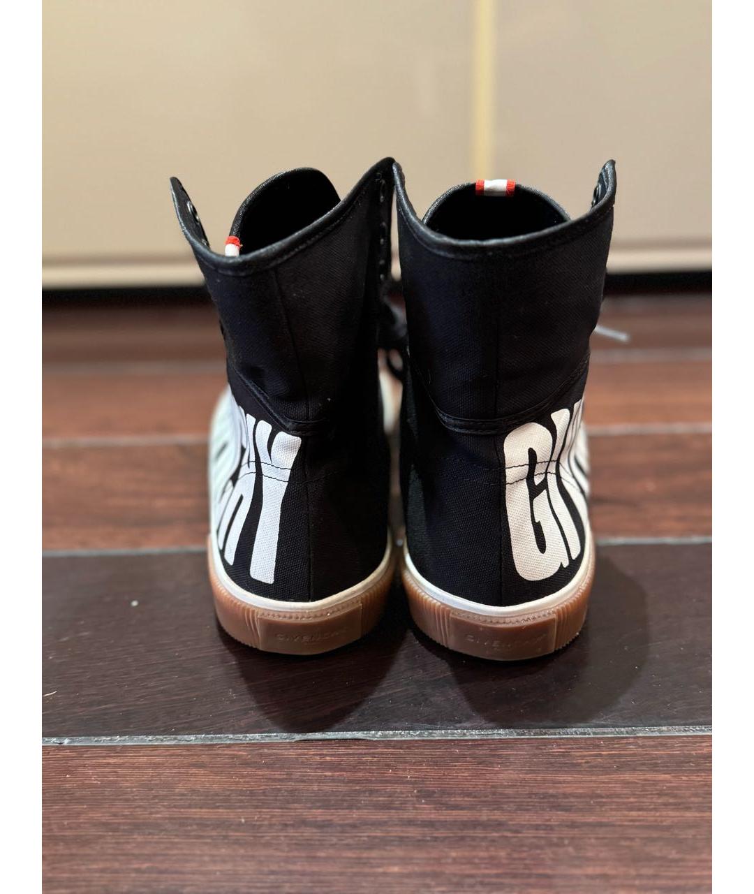 GIVENCHY Черные текстильные кеды, фото 3