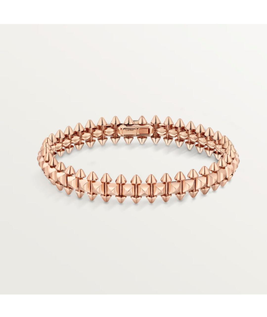 CARTIER Желтый браслет из розового золота, фото 7