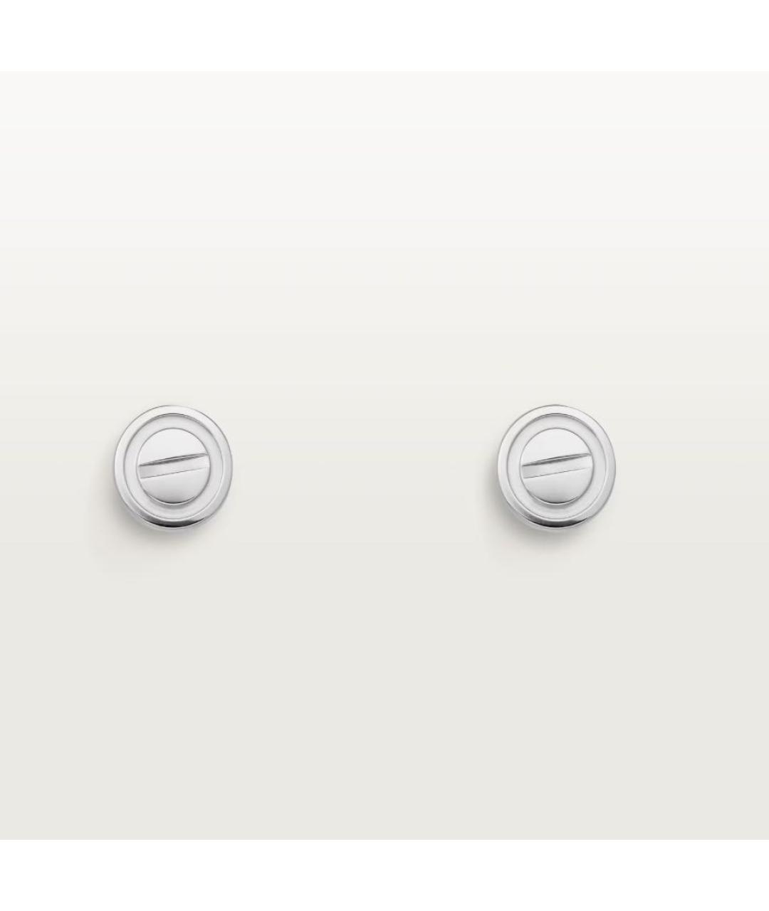 CARTIER Серьги из белого золота, фото 6