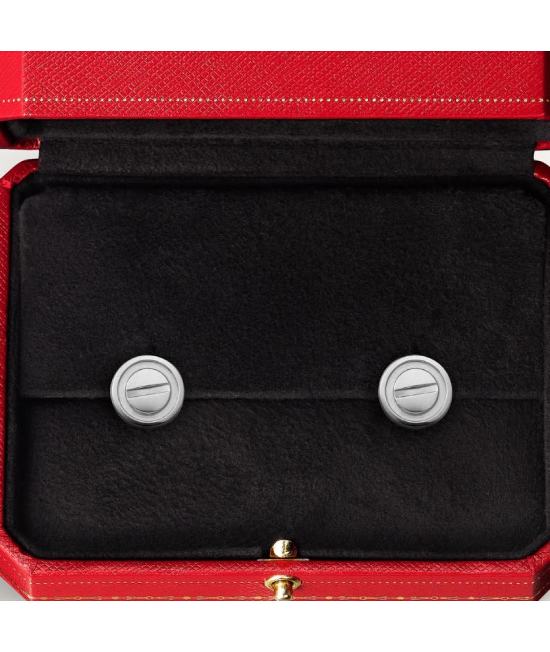 CARTIER Серьги из белого золота, фото 5