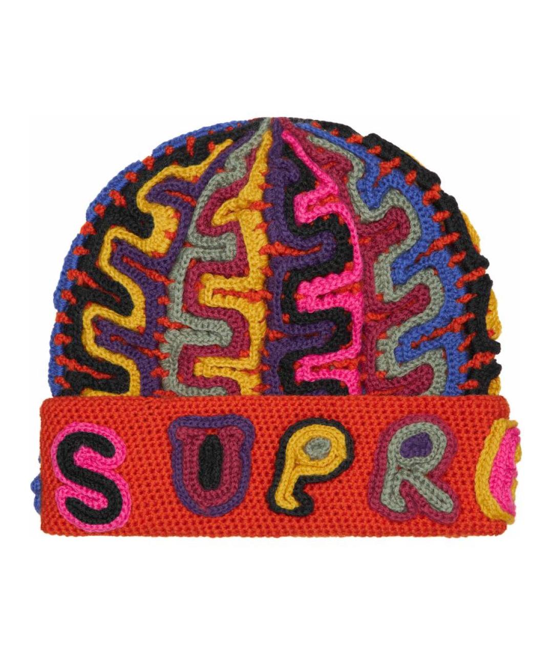 SUPREME Мульти шерстяная шапка, фото 1