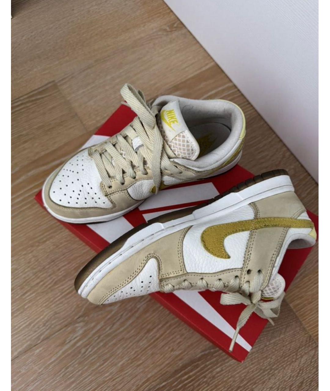 NIKE Белые кожаные кеды, фото 3