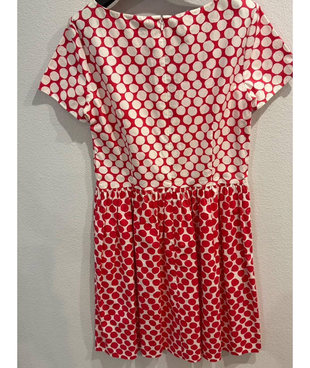 OSCAR DE LA RENTA Мульти хлопко-эластановое повседневное платье, фото 2