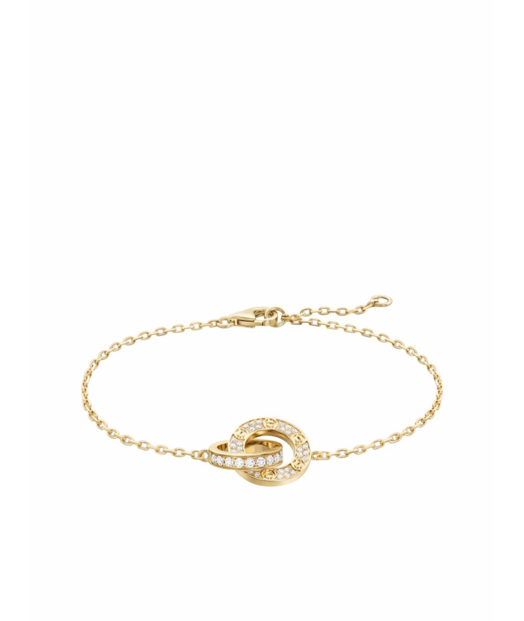 CARTIER Желтый браслет из желтого золота, фото 1