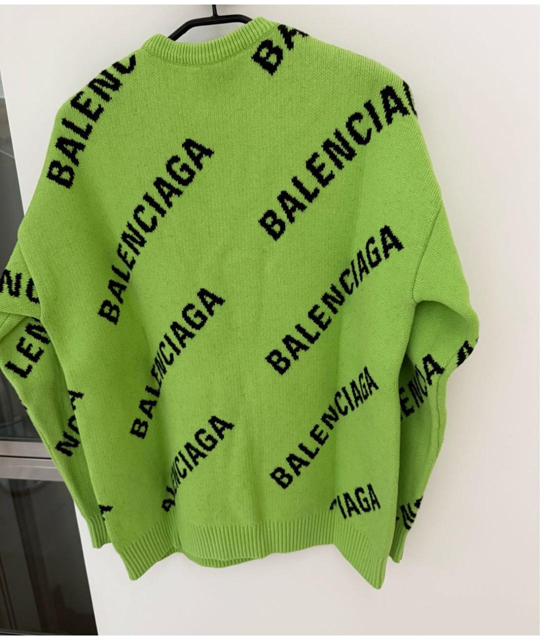 BALENCIAGA Салатовый джемпер / свитер, фото 2