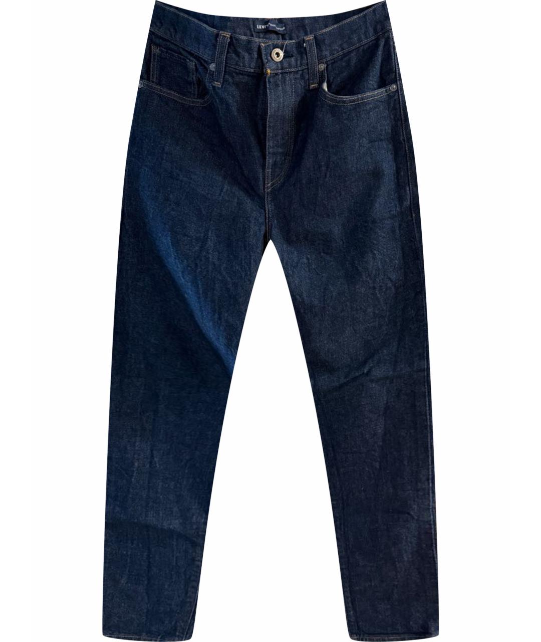 LEVI'S Темно-синие хлопковые джинсы скинни, фото 1