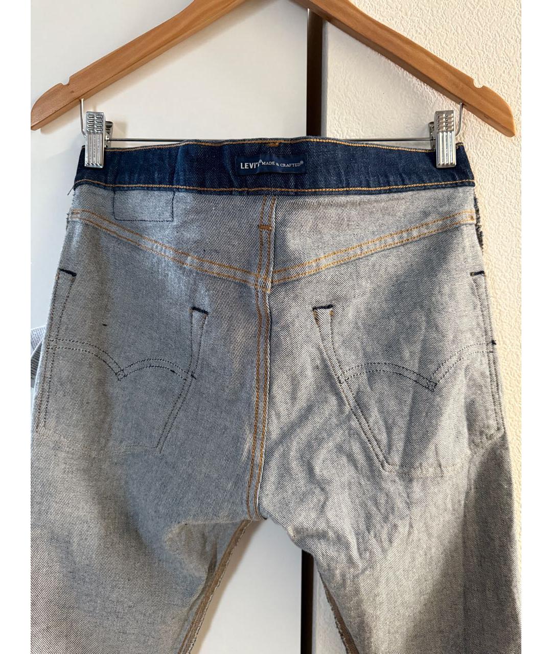 LEVI'S Темно-синие хлопковые джинсы скинни, фото 3
