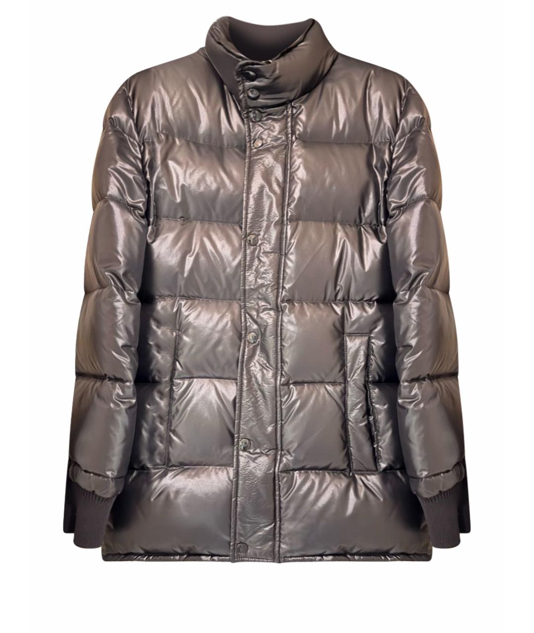 SAINT LAURENT Черный полиамидовый пуховик, фото 1