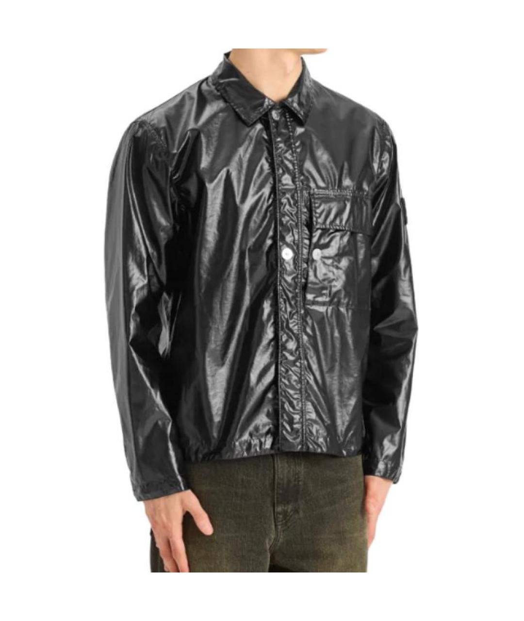 STONE ISLAND Черная куртка, фото 3