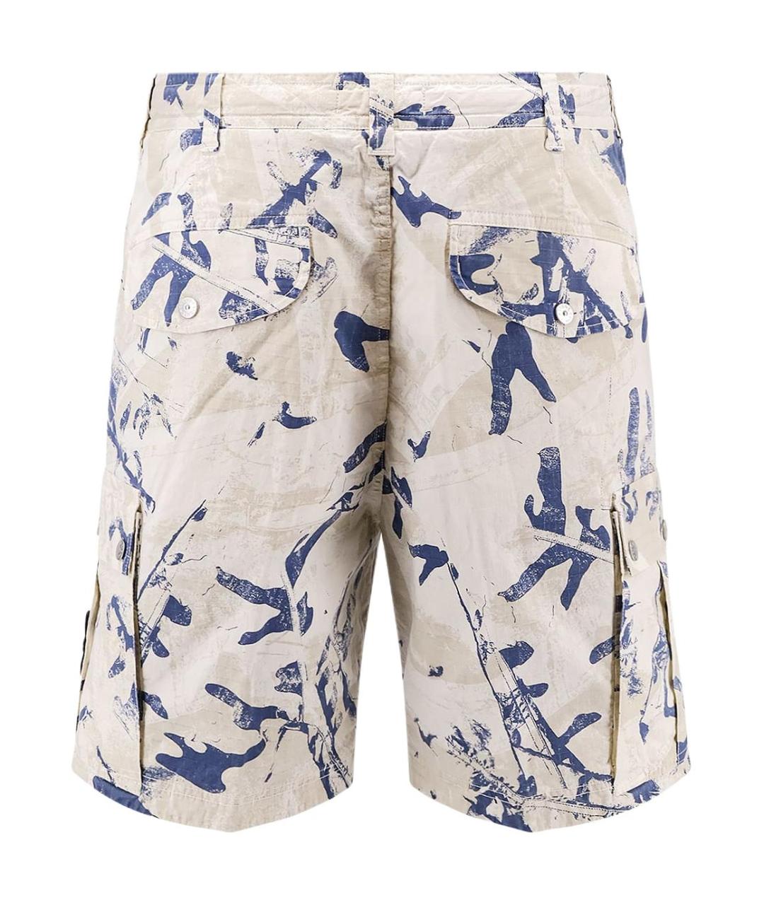 STONE ISLAND Мульти хлопковые шорты, фото 2