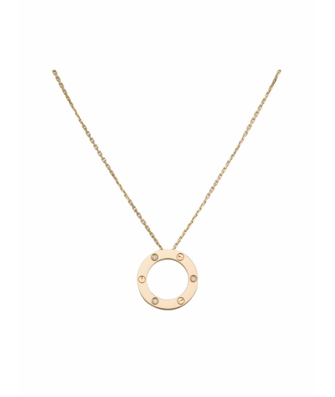 CARTIER Золотой кулон из желтого золота, фото 1