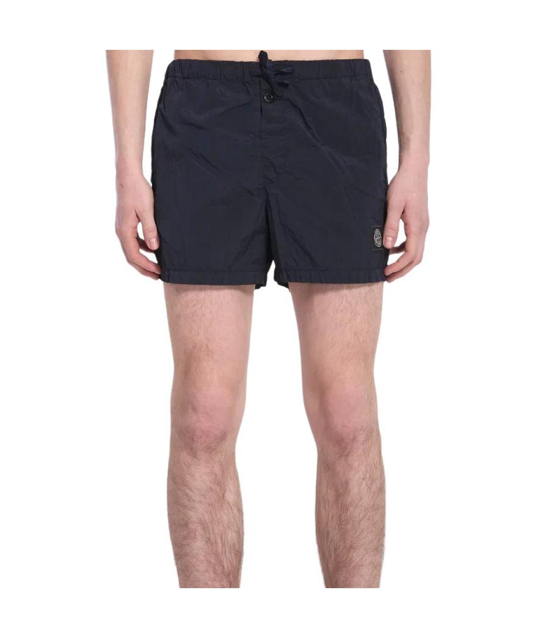 STONE ISLAND Темно-синие плавки, фото 6