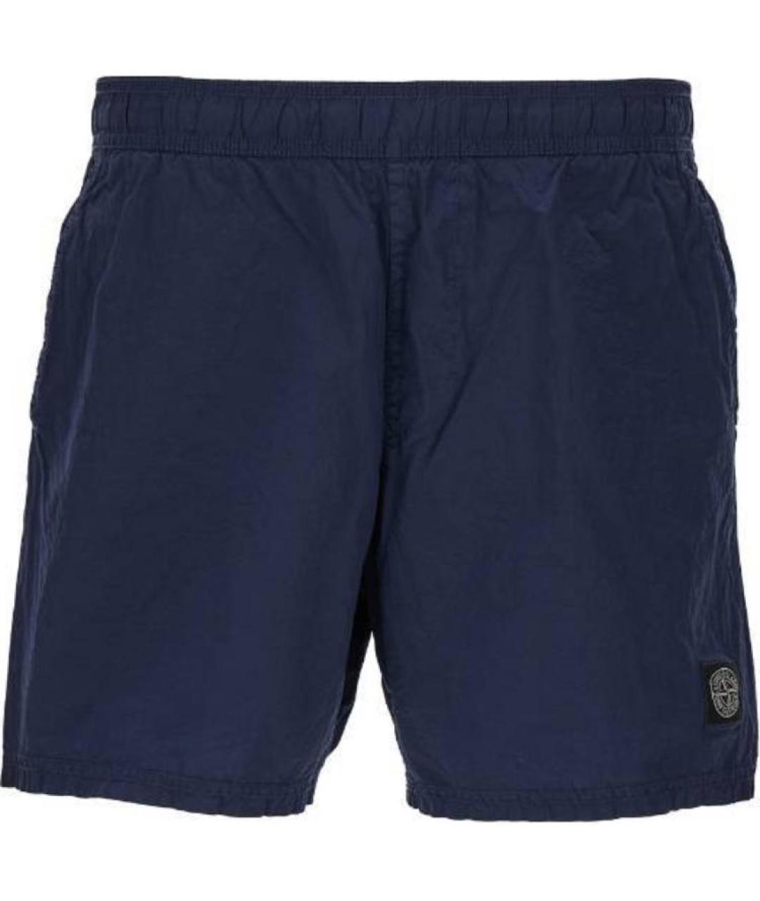 STONE ISLAND Темно-синие плавки, фото 1