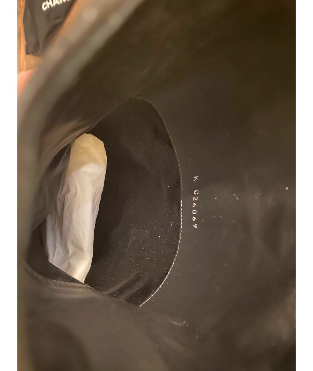 CHANEL PRE-OWNED Черные кожаные ботфорты, фото 8