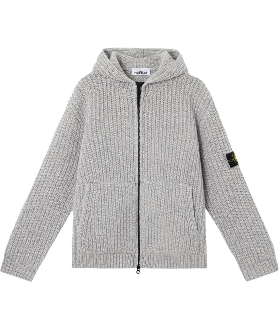 STONE ISLAND Серый джемпер / свитер, фото 1