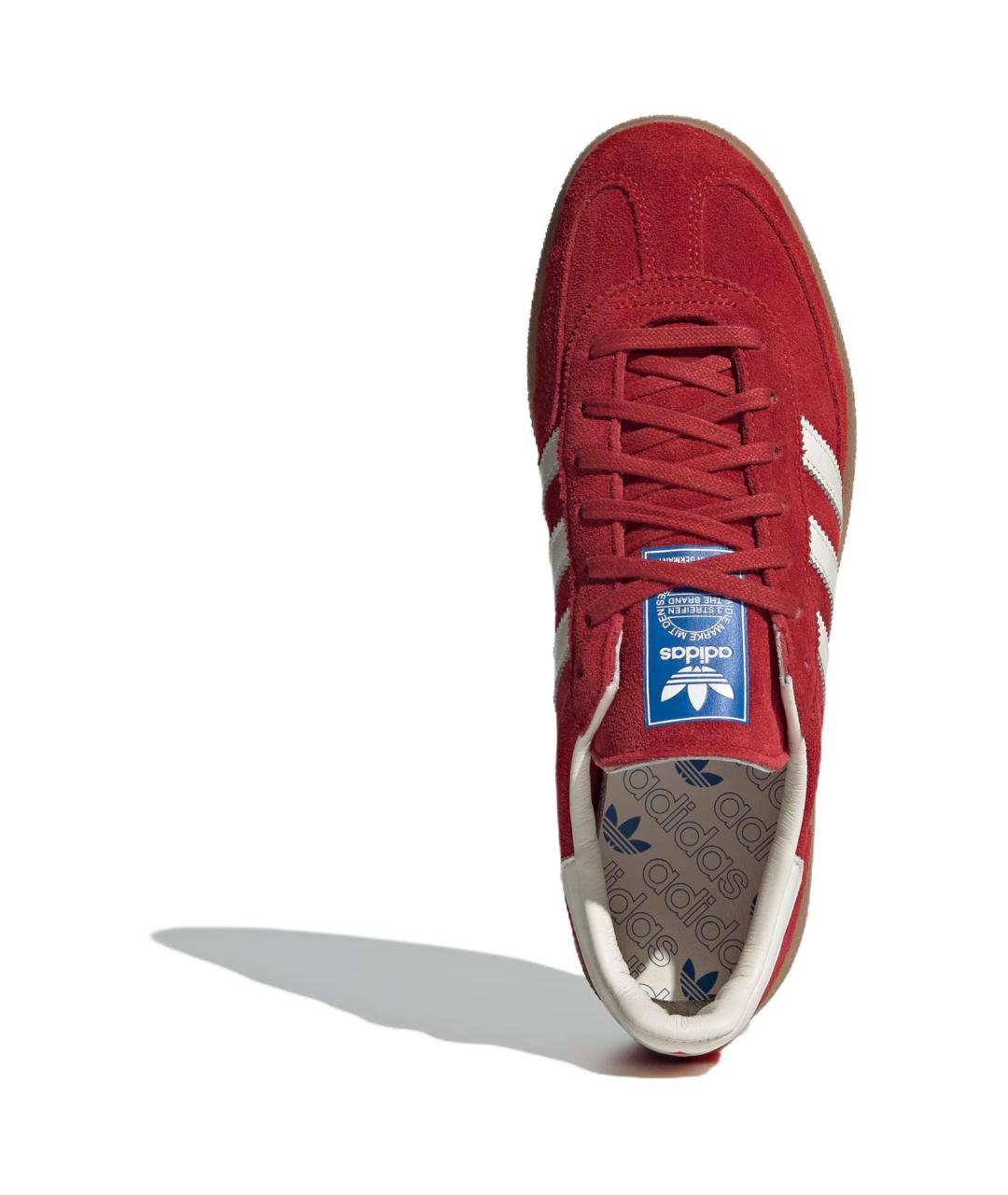 ADIDAS Красные замшевые кеды, фото 4